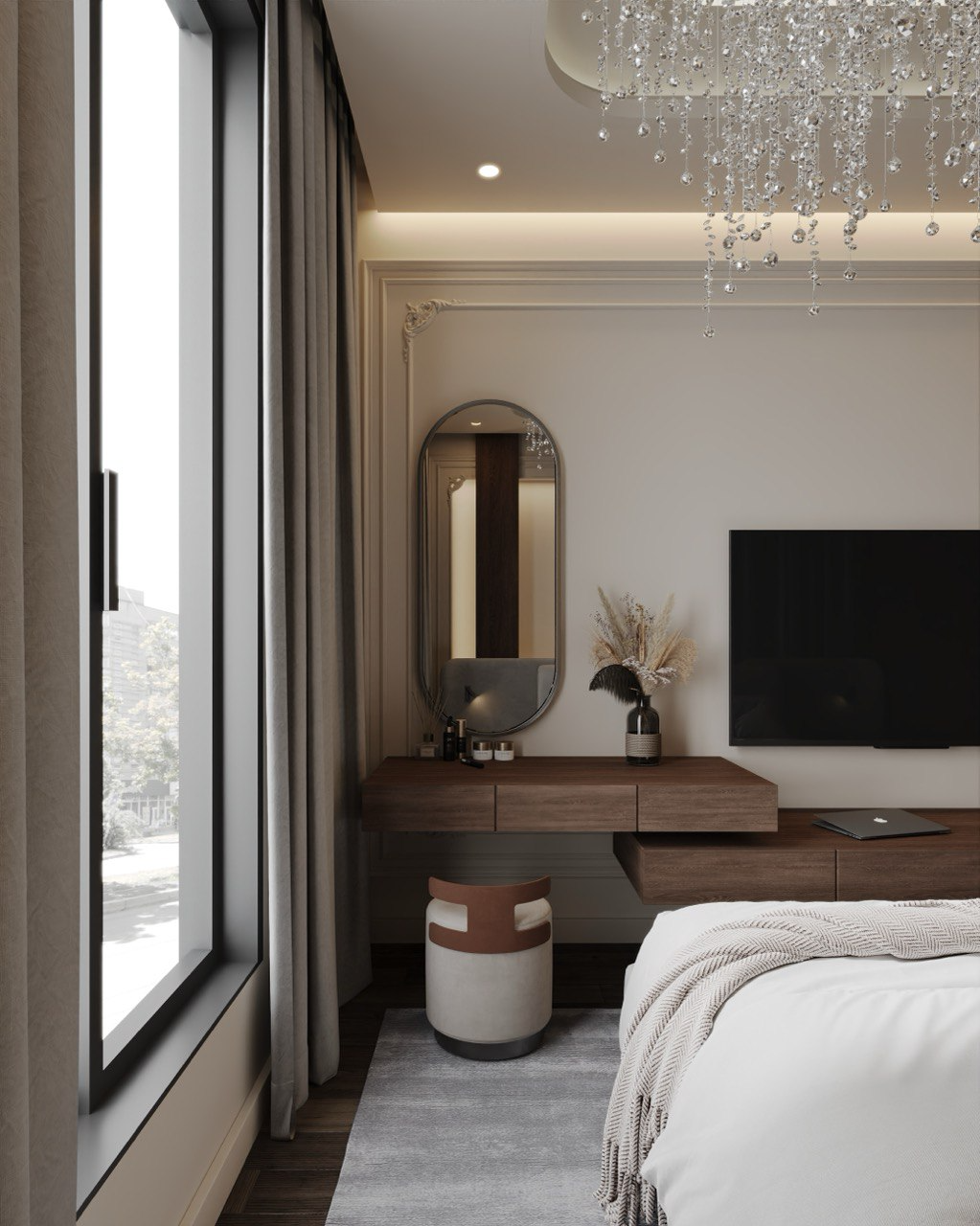 Beyond the Expected: An Elegant Hotel Bedroom